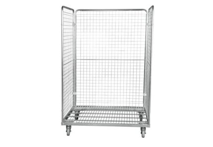 עגלת כלוב 3 דפנות