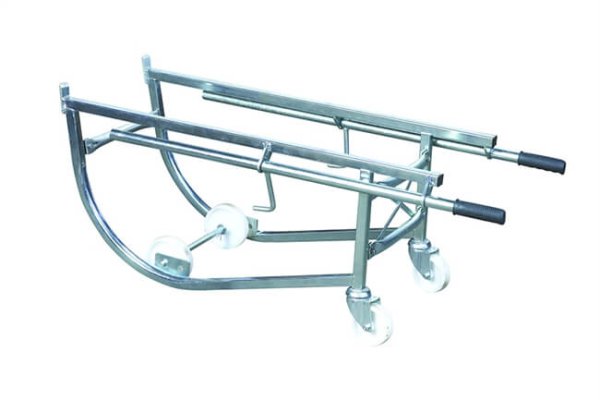 עגלה לשינוע חביות מתכת